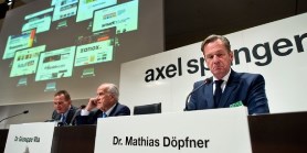 Pressekonferenz des Springer-Verlages