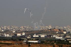 Raketenbeschuss aus dem Gazastreifen (Foto: Reuters)