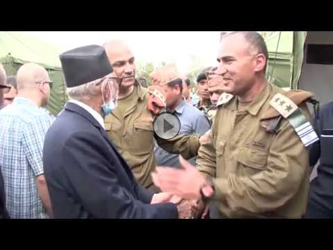 IDF Humanitarian Mission Commander Meets with Nepalese Prime Minister