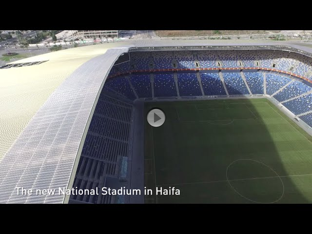 The new national stadium in Haifa
