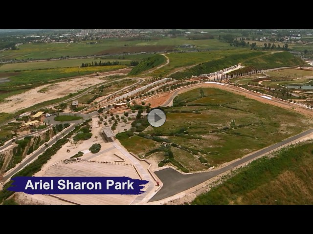Bird's Eye View of KKL-JNF Sites around Israel