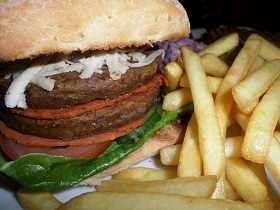 Veganer Burger (Beispielbild)