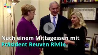 Bundeskanzlerin Angela Merkel zu Regierungskonsultationen in Israel eingetroffen